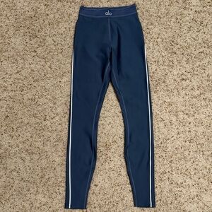 ALO Women’s Airlift High-Waist Suit Up Legging. Blue/White. Size XS. NWOT!